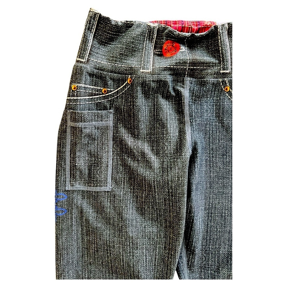 INKnBURN denim mid calf capri leggings size 2 - Picture 4 of 4